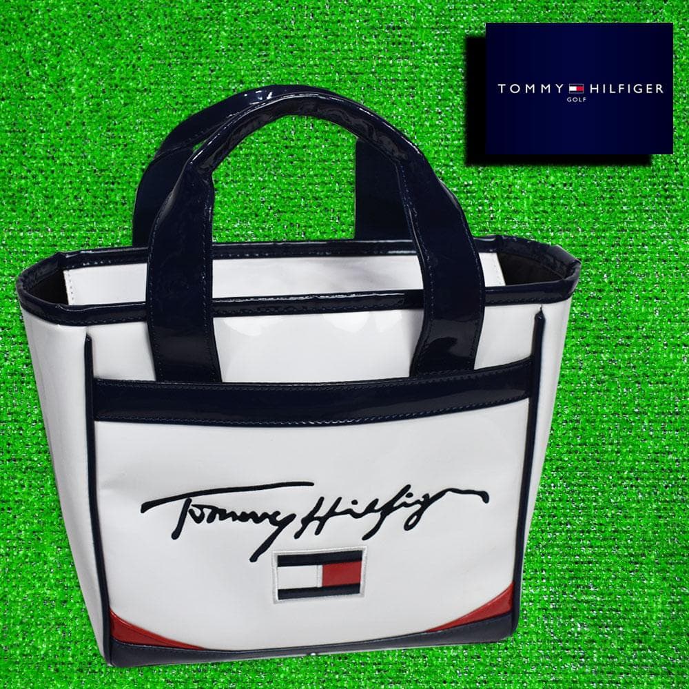 トミーヒルフィガー ゴルフ ポーチ【トリコロール】超美品！