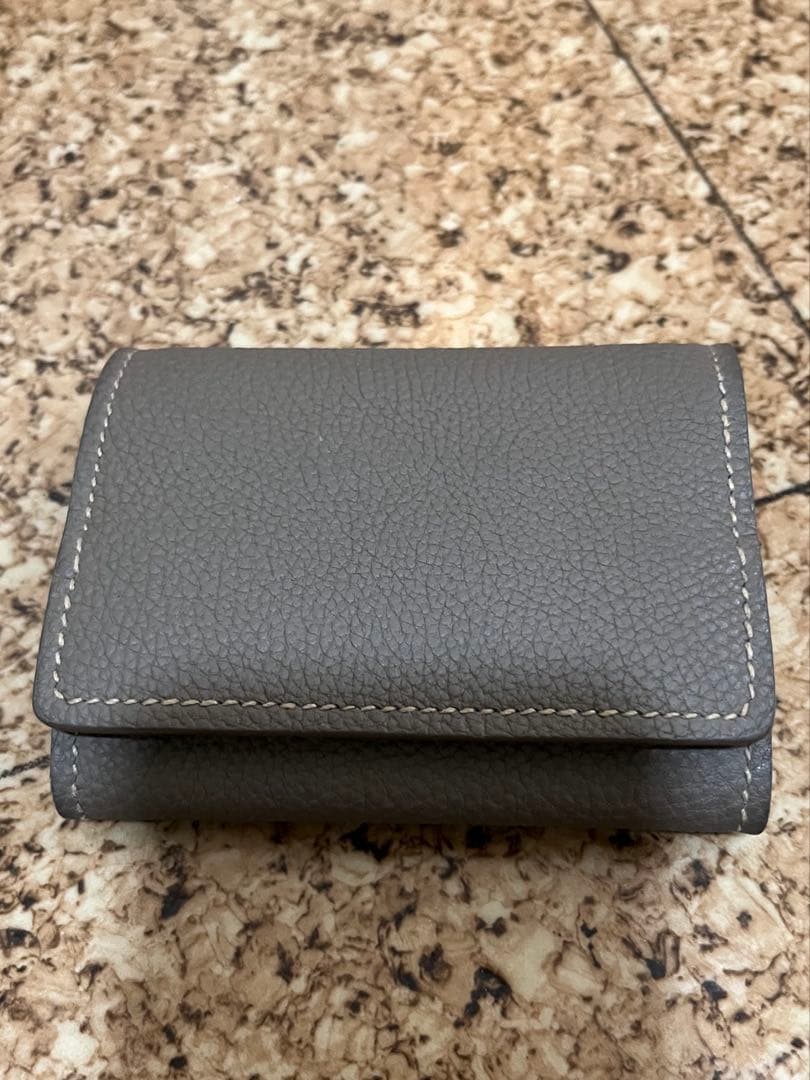 メゾンタクヤ　Box Coin Case Tortora×Turquoise