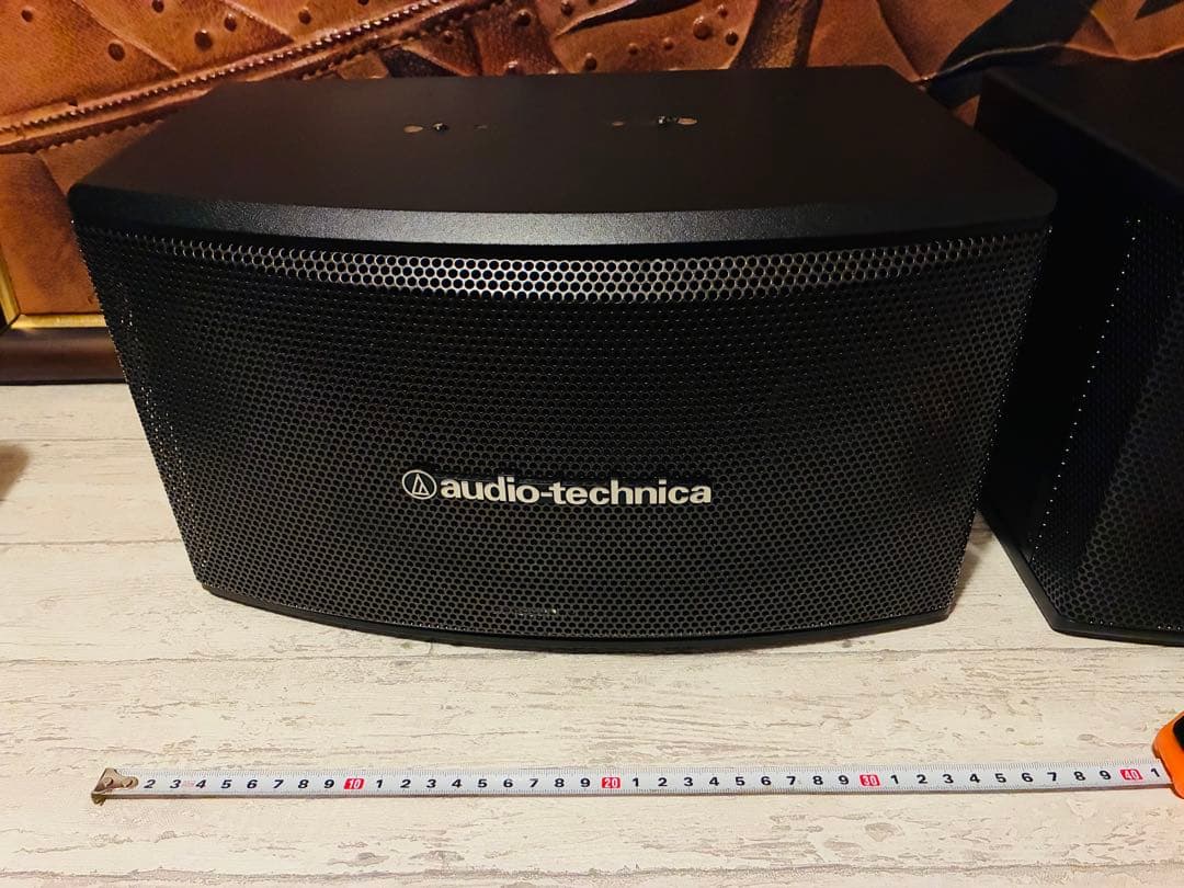 ★【美品】オーディオテクニカ製 カラオケ業務用スピーカーAT-KSP72セット品