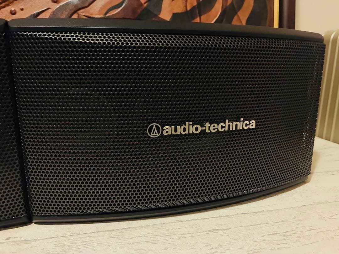 ★【美品】オーディオテクニカ製 カラオケ業務用スピーカーAT-KSP72セット品