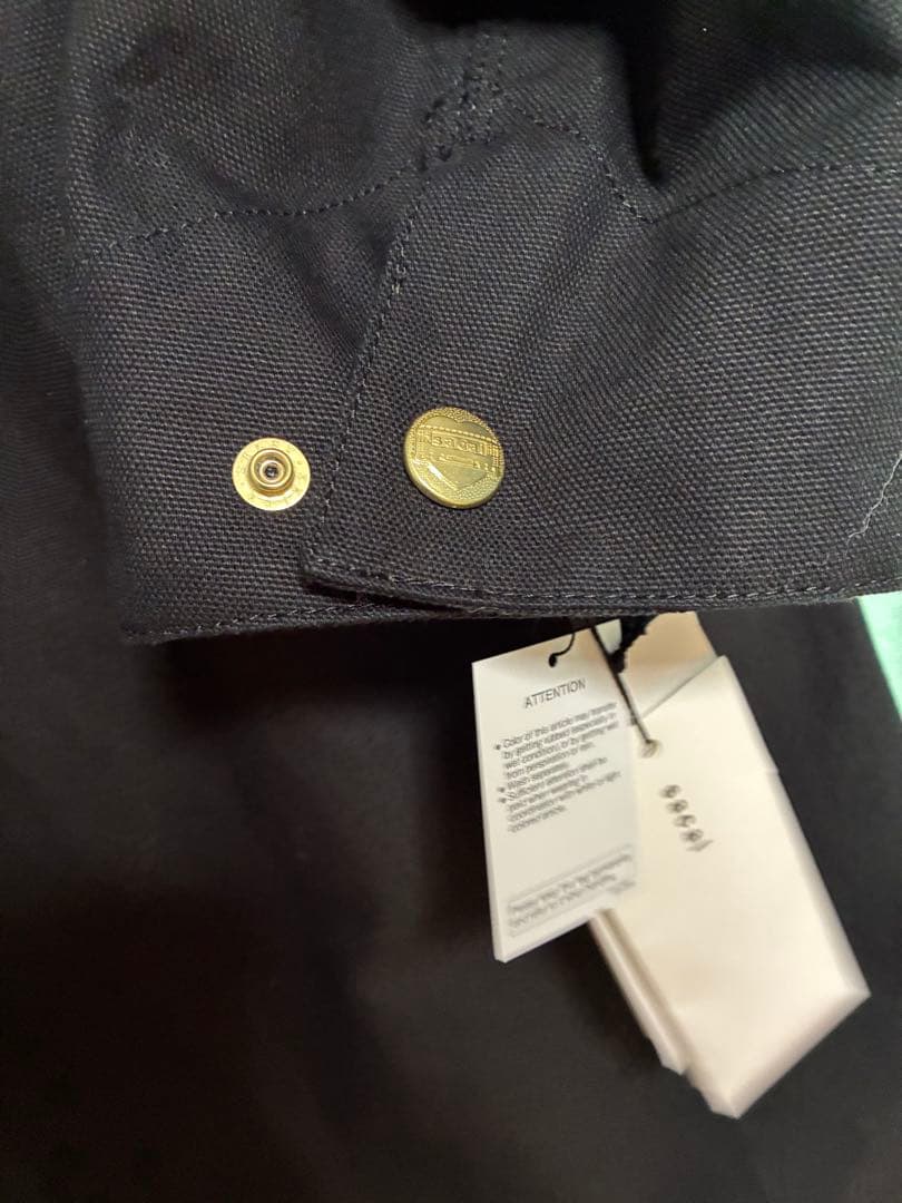 sacai carhartt wip DUCK COAT BLACK サカイ