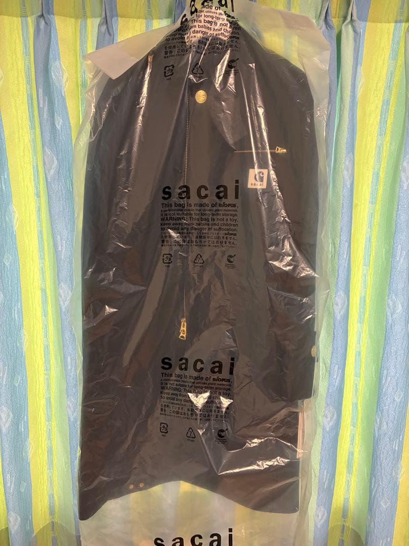 sacai carhartt wip DUCK COAT BLACK サカイ