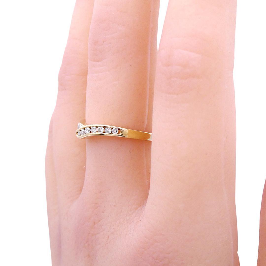 リング K18 ダイヤモンド0.19ct 12.5号