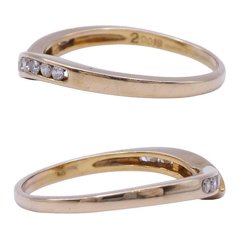 リング K18 ダイヤモンド0.19ct 12.5号