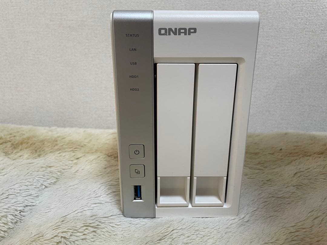 QNAP TS-231P NAS 外箱説明書付