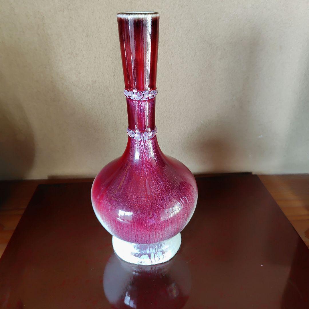 松山雅英　龍野焼　孔雀窯　花入　花瓶　置物