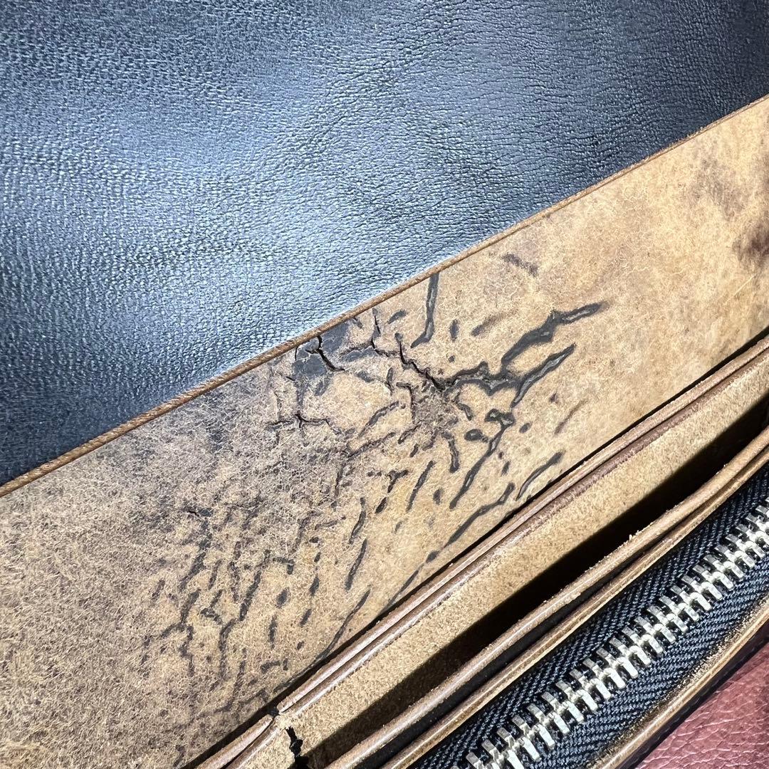 【トラッカーウォレット ロング】 3層 ホースバット シルバー　TALON