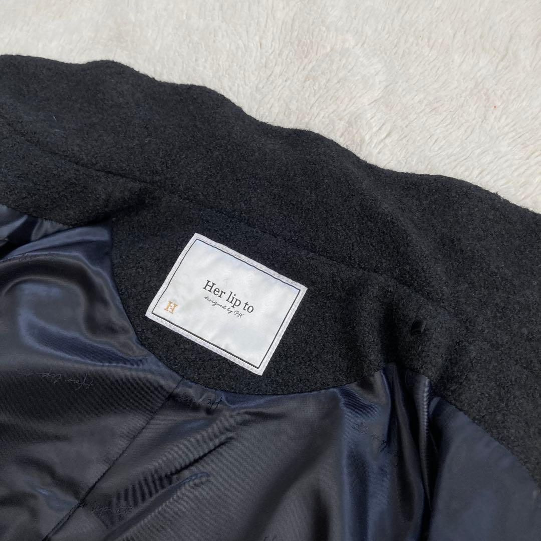 美品・24AW✨Her lip to　 Boucle Jacket