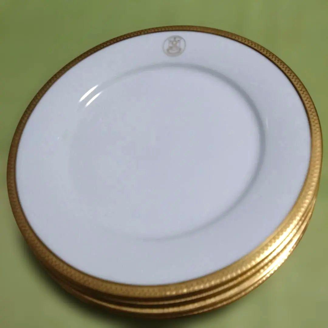 ノリタケ　ディナー皿　27cm　5枚　ゴールドリッチ　国章他マーク入
