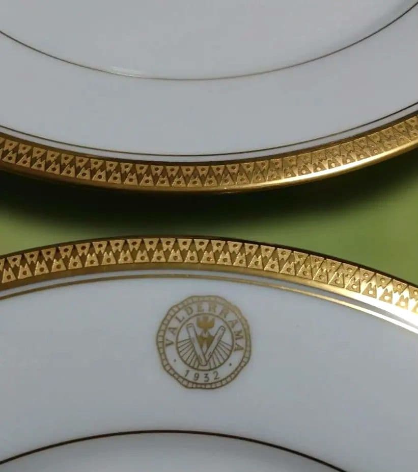 ノリタケ　ディナー皿　27cm　5枚　ゴールドリッチ　国章他マーク入
