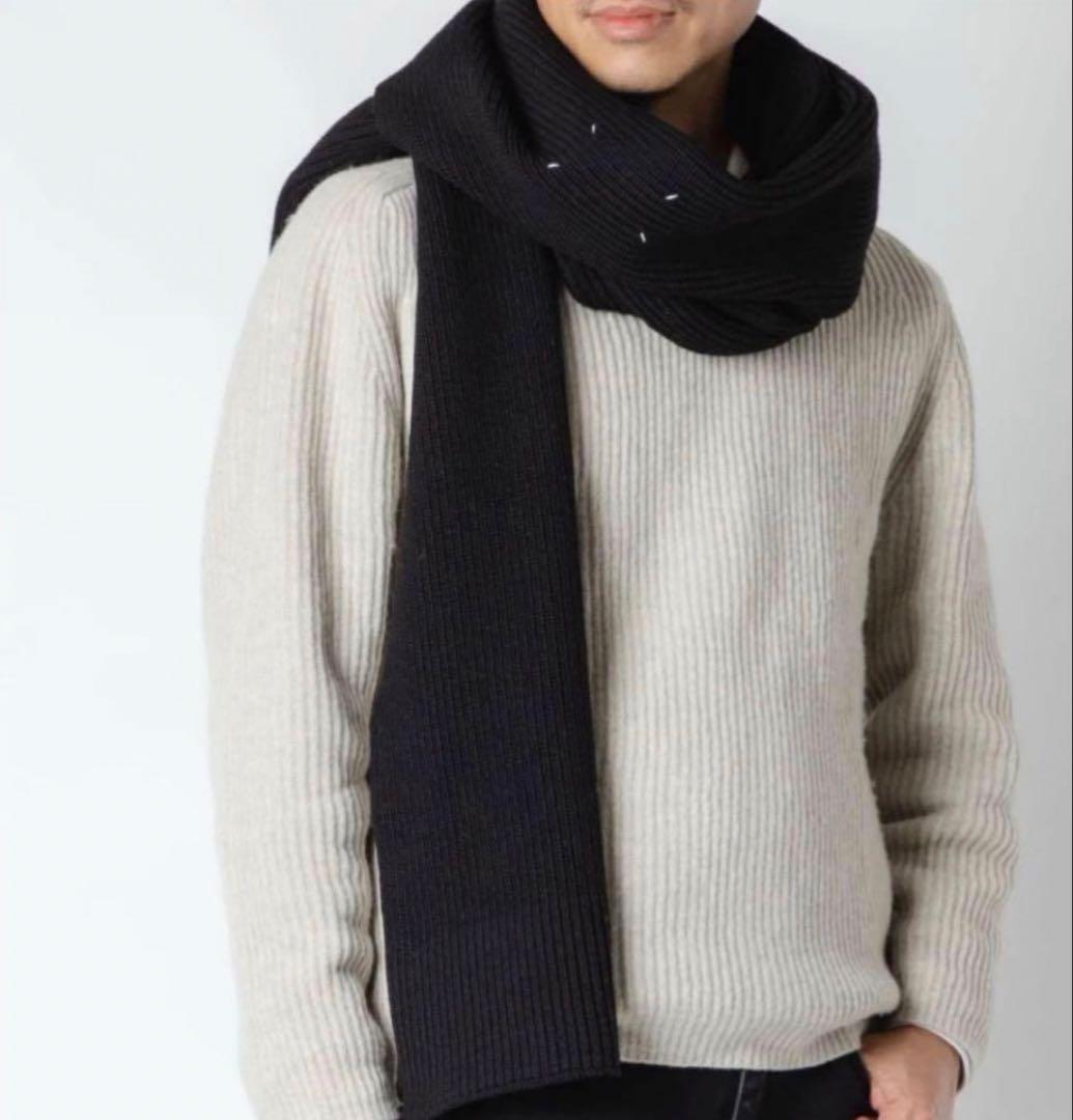 新品タグ付き メゾンマルジェラ ドライバーズニットマフラー