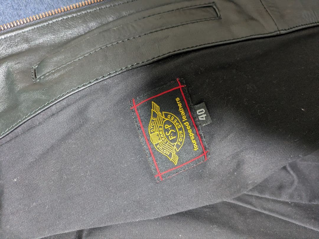 Uncrowd シングルライダース　BLUCO　牛革　クリーニング済　ハーレー