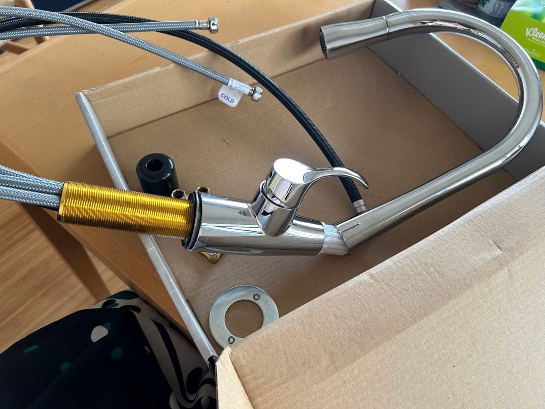 美品！Kohler 浄水器用水栓 クローム仕上げ