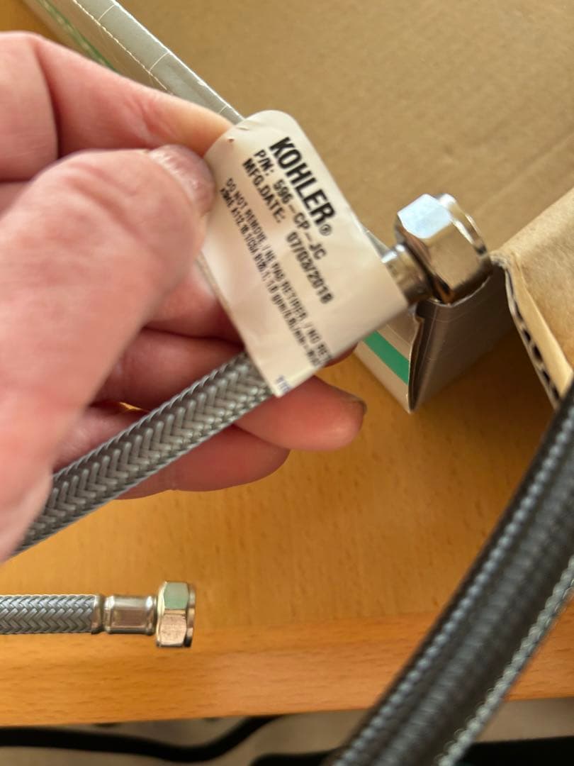 美品！Kohler 浄水器用水栓 クローム仕上げ