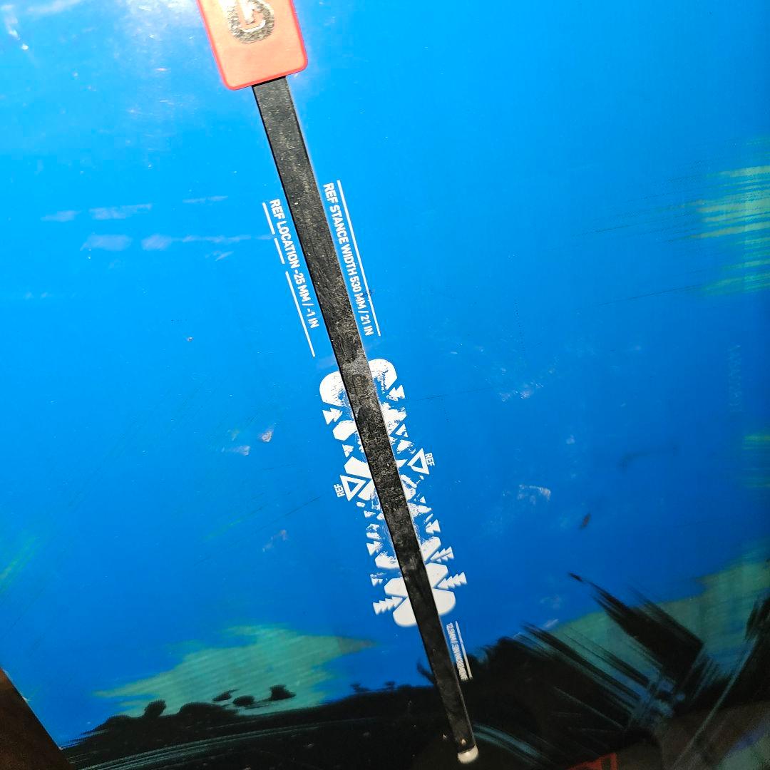 BURTON 154cm スノーボード バートン フリースタイル ブルー レッド