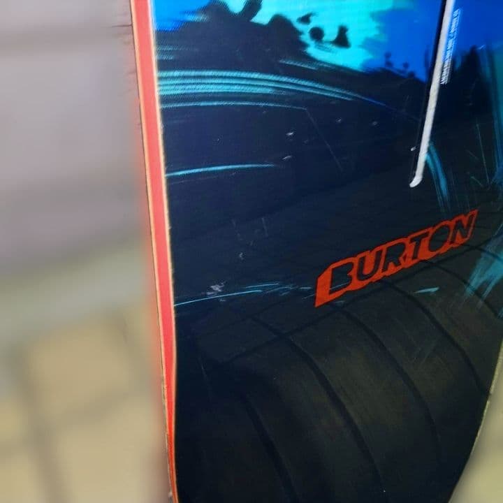 BURTON 154cm スノーボード バートン フリースタイル ブルー レッド
