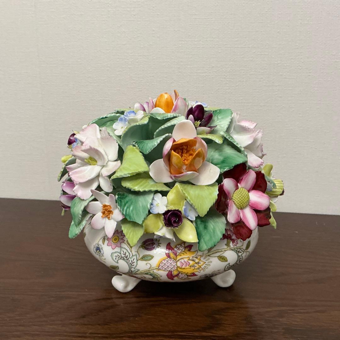 ミントン　 陶器の花　　￼￼