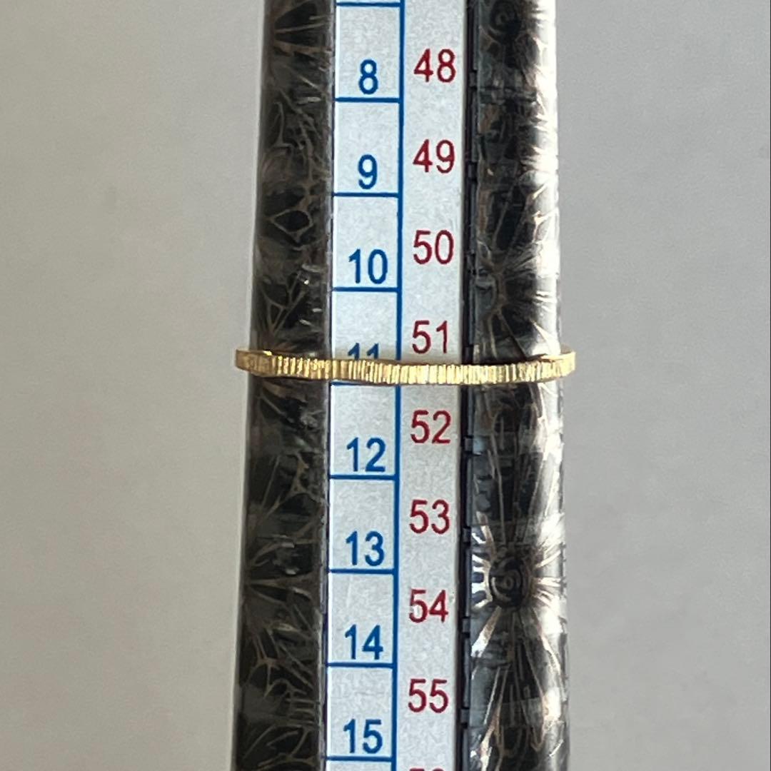 K18 18金　11号　リング　39