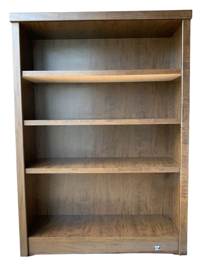 木製4段本棚 ブラウン