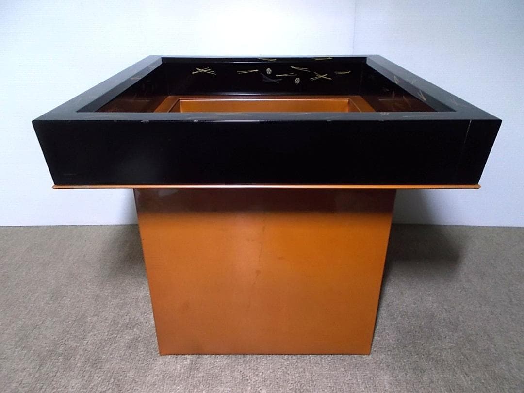 茶道具 炉壇 炉おとし おまけで炉縁/真塗/松笠 送料込み