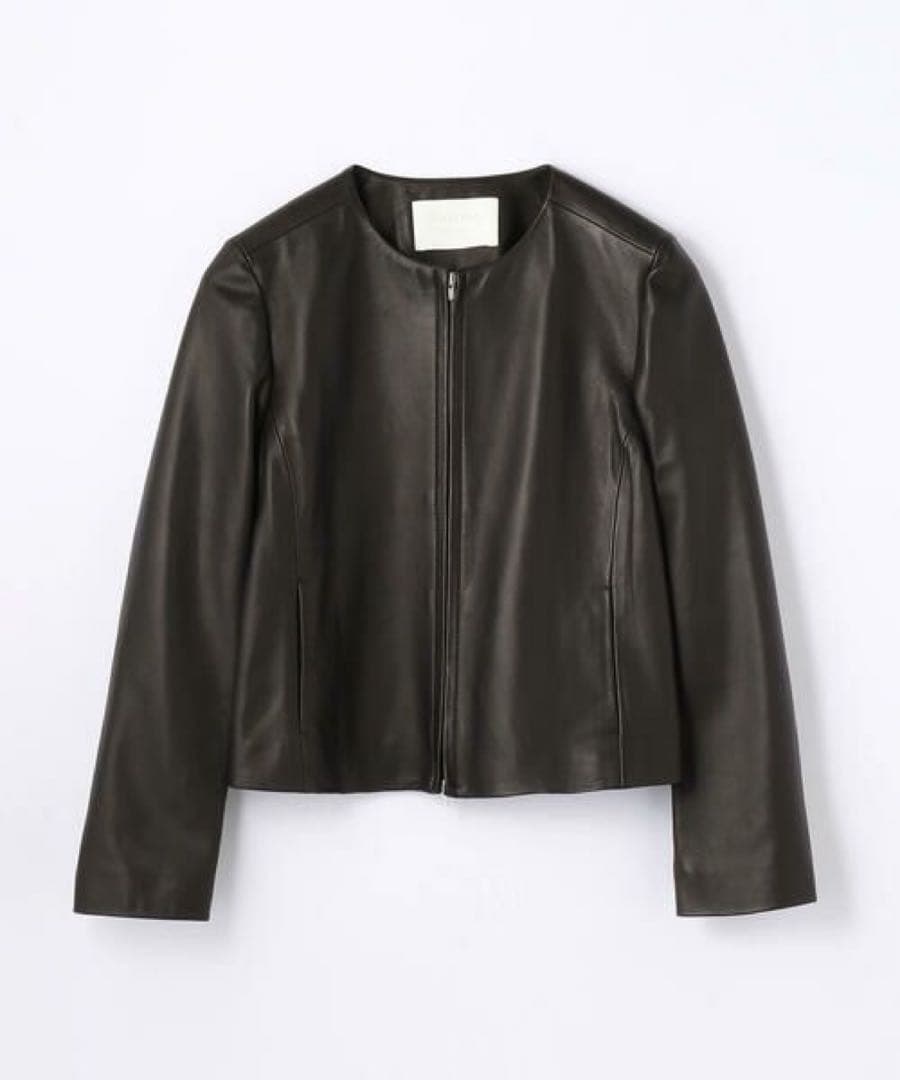 美品 トゥモローランド Ballsey 定価8万 ラムレザージャケット