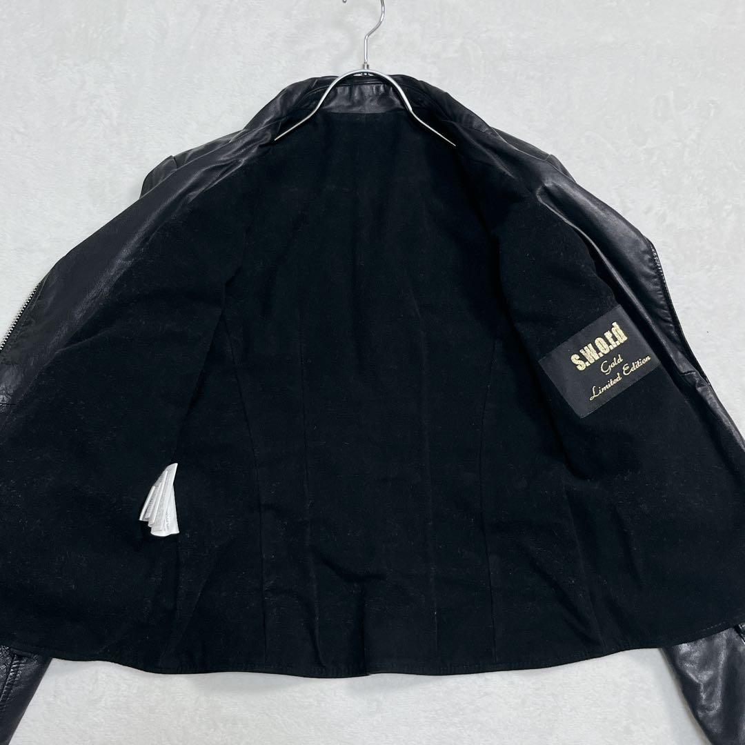 『ドゥーズィエムクラス』s.w.o.r.d ライダースジャケット 羊革 イタリア