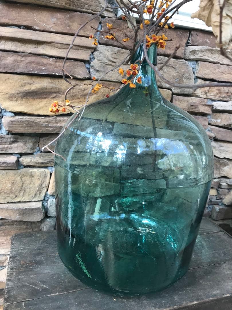 アンティーク　ボトル　デミジョンボトル　特大サイズ