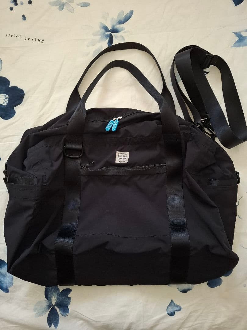 ⭐to&fro⭐ボストンバッグ　トゥーアンドフロー　レギュラーサイズ　ブラック