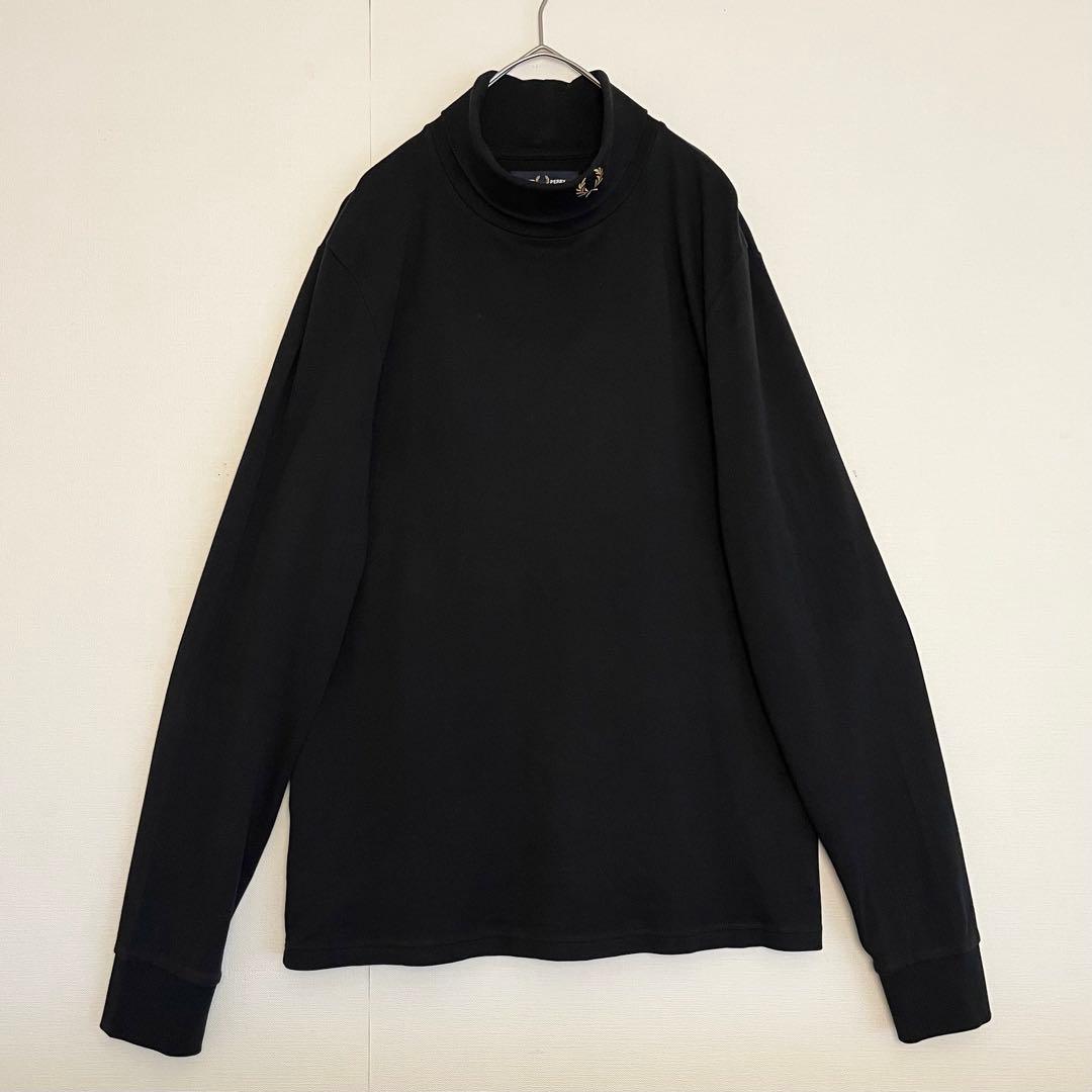 【人気希少★未使用に近い】フレッドペリーロールネックトップカットソー★M1643