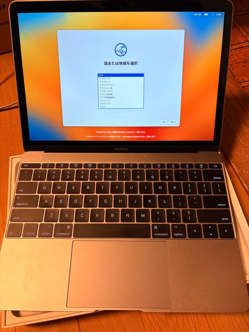 AppleMacBook12インチA1534 16G 512G usキーボード