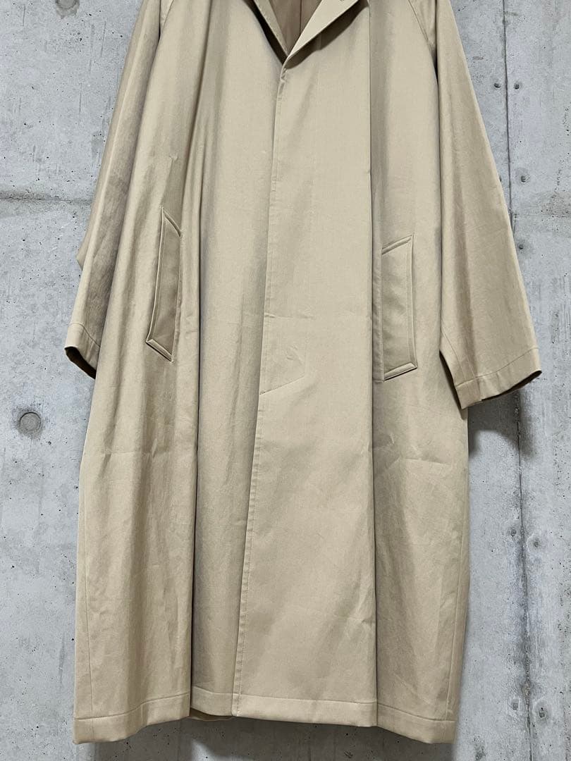 ジャケット・アウター WASHED FINX CHAMBRAY SOUTIEN COLLAR COAT