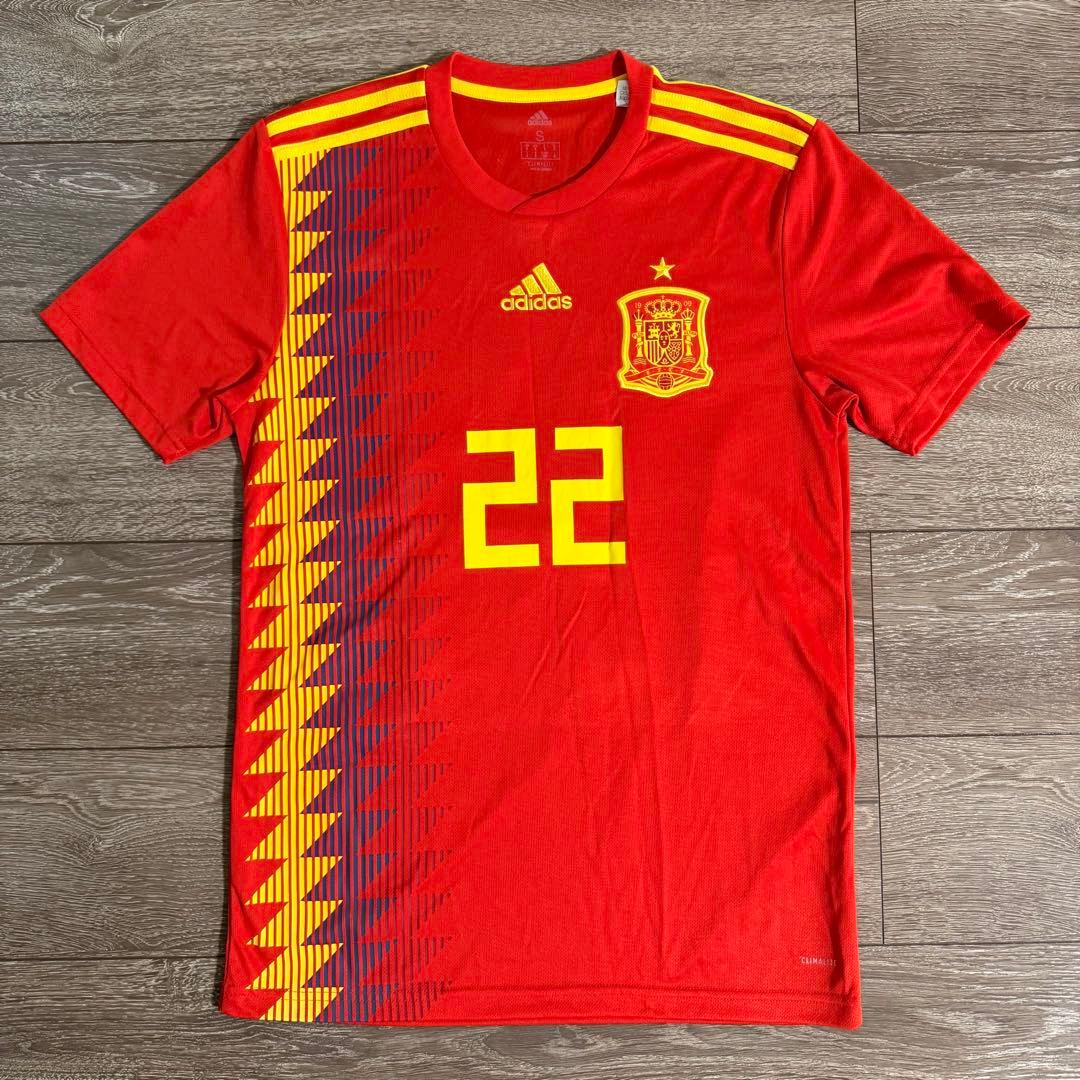 正規品 adidas スペイン代表 ISCO 18/19 ホーム ユニフォーム