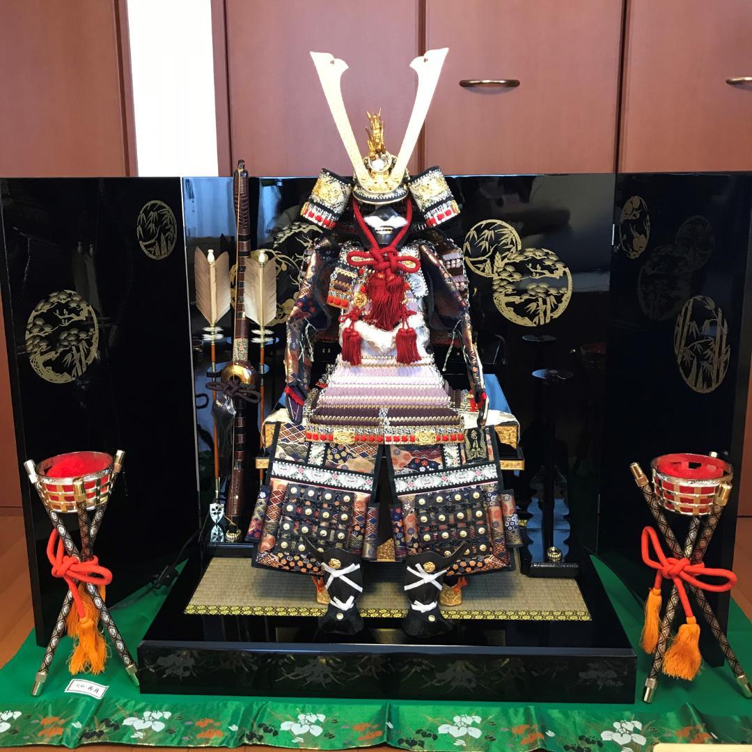 端午の節句☆彡鎧兜平飾りセット　①鎧兜