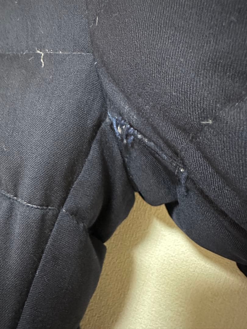 【訳あり】TATRAS ネイビー★ファーダウンコート　（サイズ2）ハンガー付き！