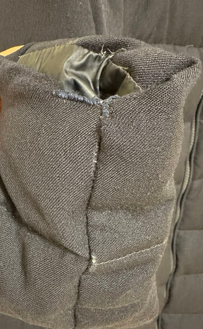 【訳あり】TATRAS ネイビー★ファーダウンコート　（サイズ2）ハンガー付き！