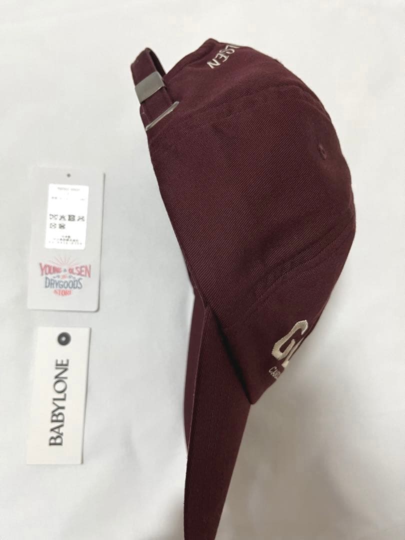 BABYLONE ヤングアンドオルセン CITY TWILLCAP キャップ