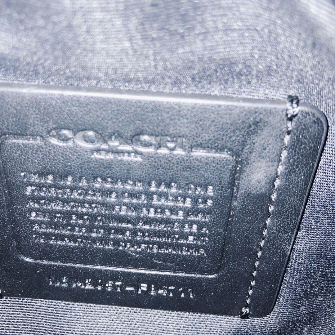 COACH ウエストバッグ　レザー F84711 シグネチャー ボディバッグ