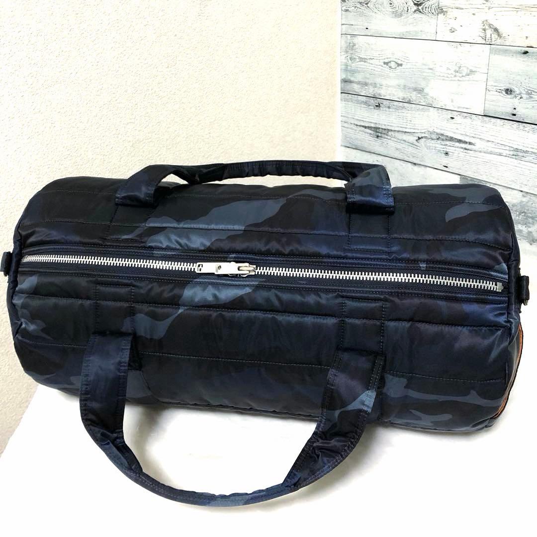 未使用級✨激レア ポータータンカー ボストンバッグM 2wayカモフラネイビー