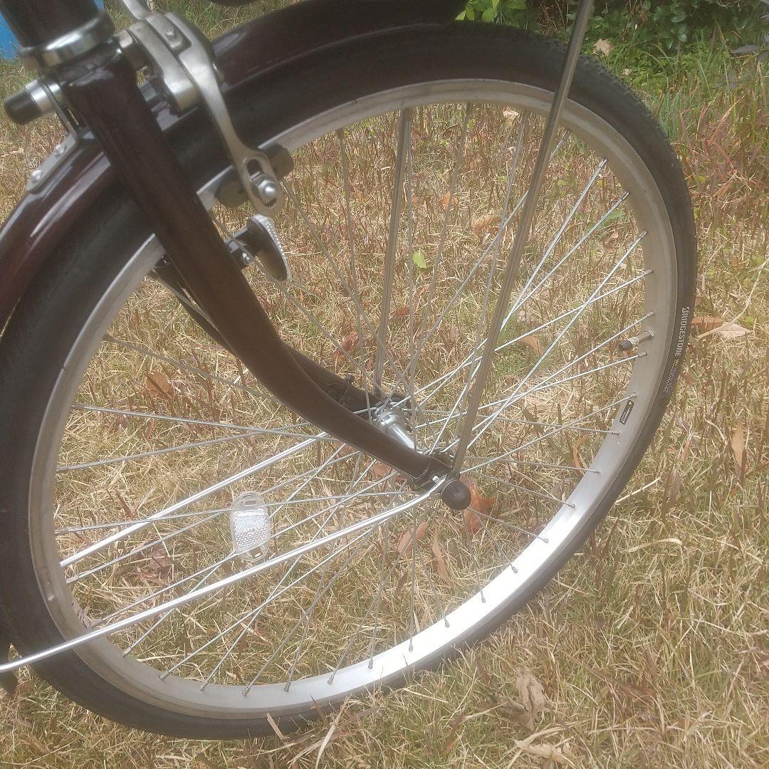 電動アシスト自転車 ブラウン 26インチ