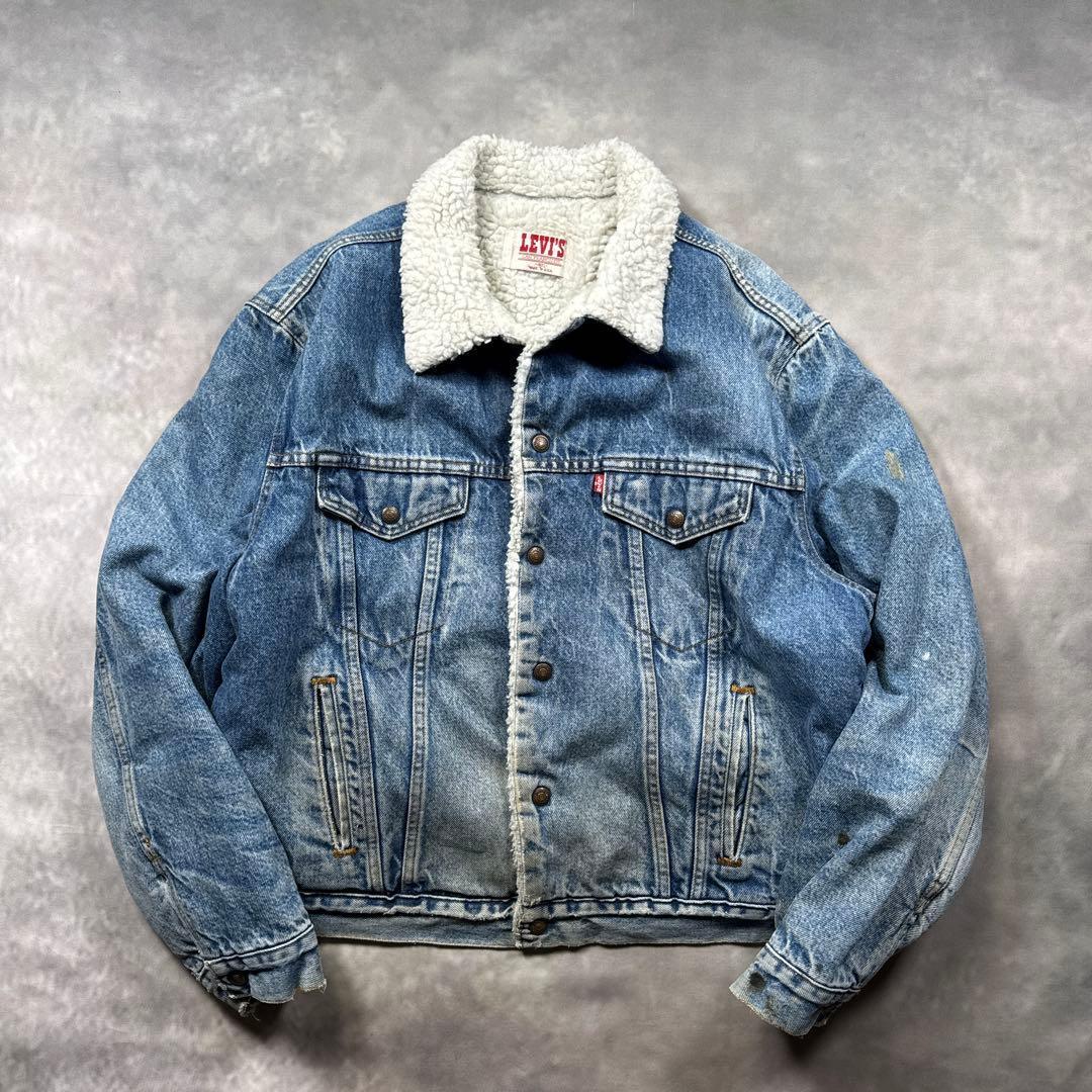 90sUSA製Levi’s71608シェルパ48Lボアトラッカー常田大希T21