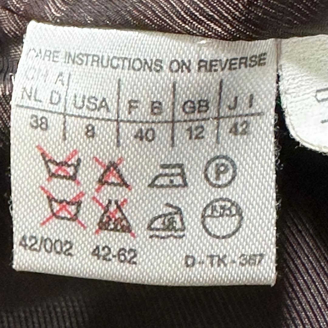 2L♡マックスマーラ　ベルテッドコート　ファー襟　ブラウン