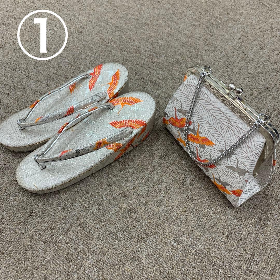 504ag17□七五三 七歳 セミアンティーク 女児 着物&袋帯&長襦袢□