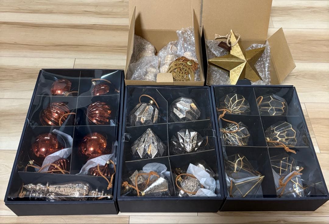 公式 正規品★アルザス クリスマスツリー オーナメント Grace 茶 40p