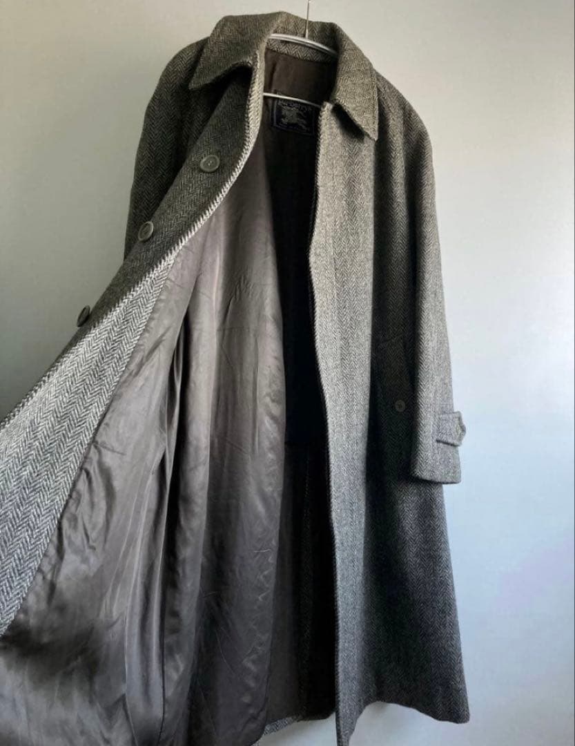 ジャケット・アウター 70s Vintage Burberry \"Harris Tweed\" Coat