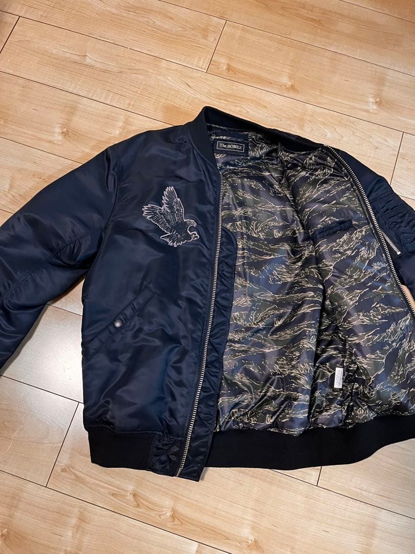 The BONEZ MA-1ジャケット ブラック限定333枚