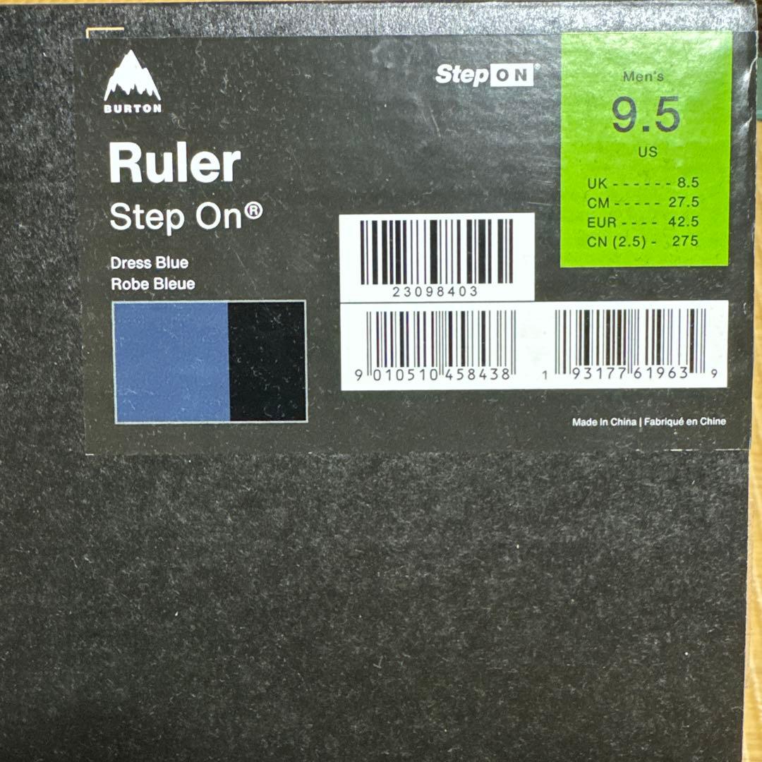 Burton Ruler Step On ブーツ 27.5cmドレスブルー