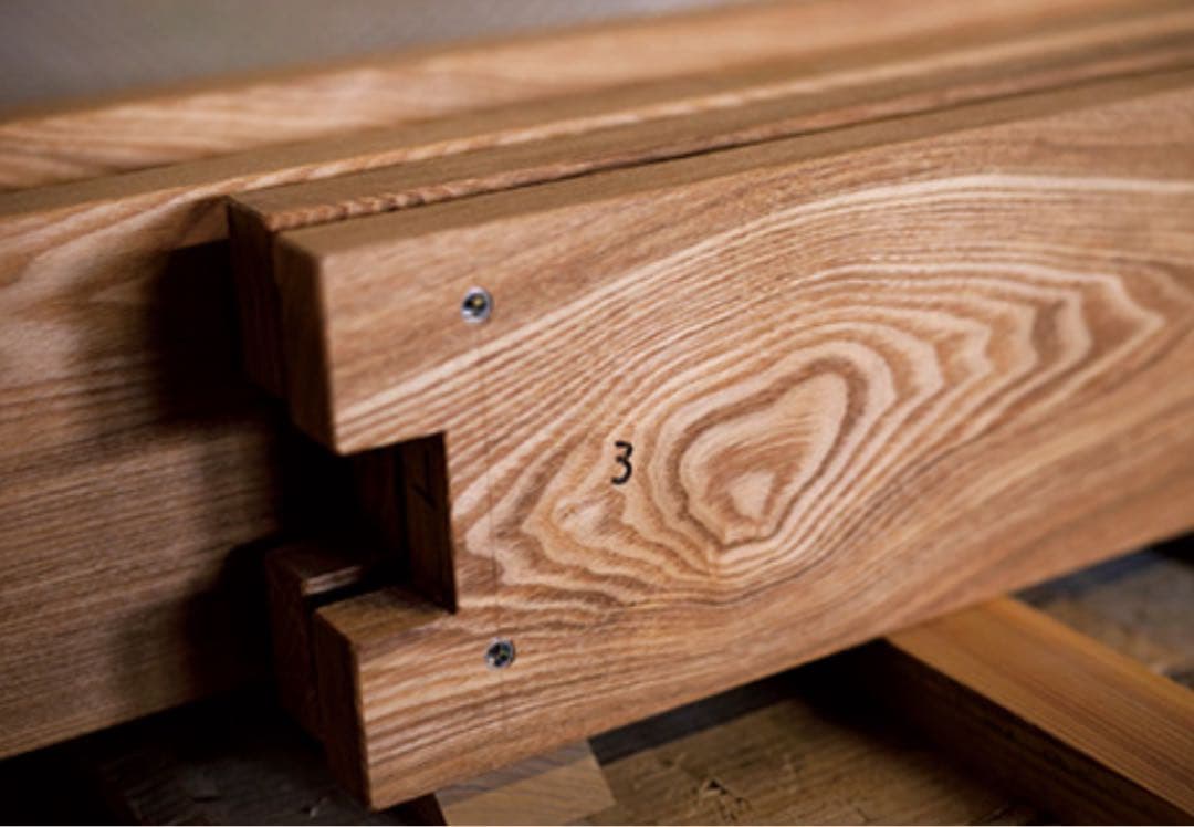 【天然素材！】ISHITAYA タモナチュラルベッドフレーム ディックタイプ