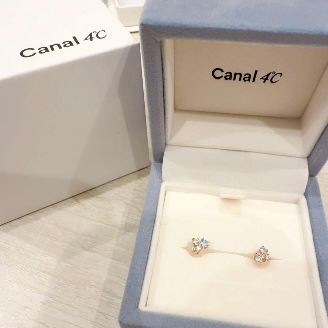 Canal 4°C K10ピンクゴールド ピアス
