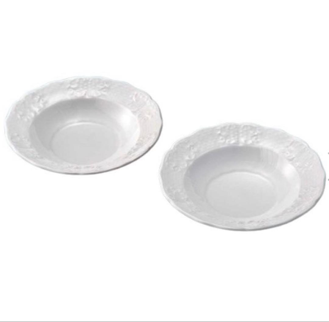 Herend ヘレンド　ボウルペアセット 14cm 白　新品　高島屋