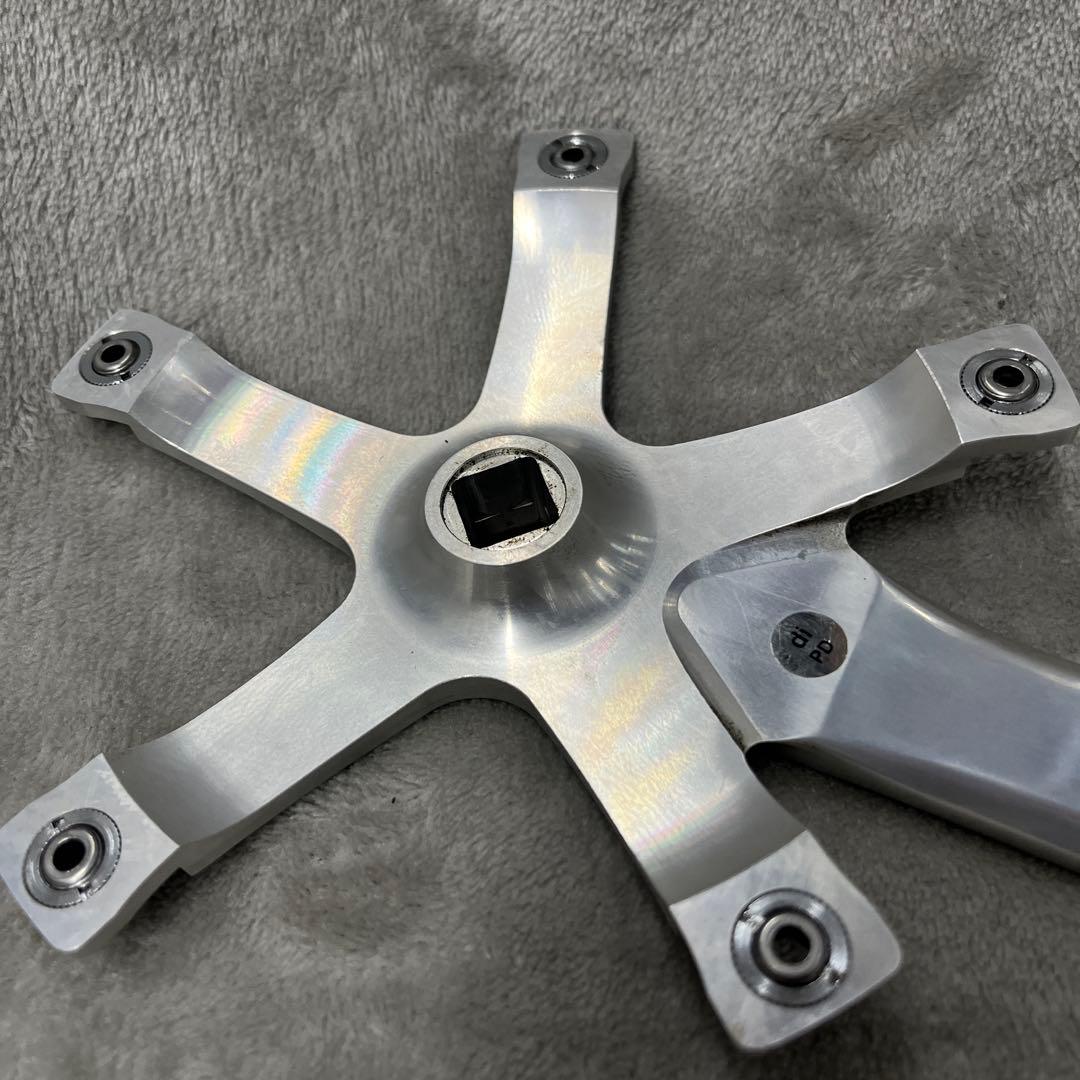 競輪 NJS DURA-ACE FC-7600 クランク165mm 5ピン付き